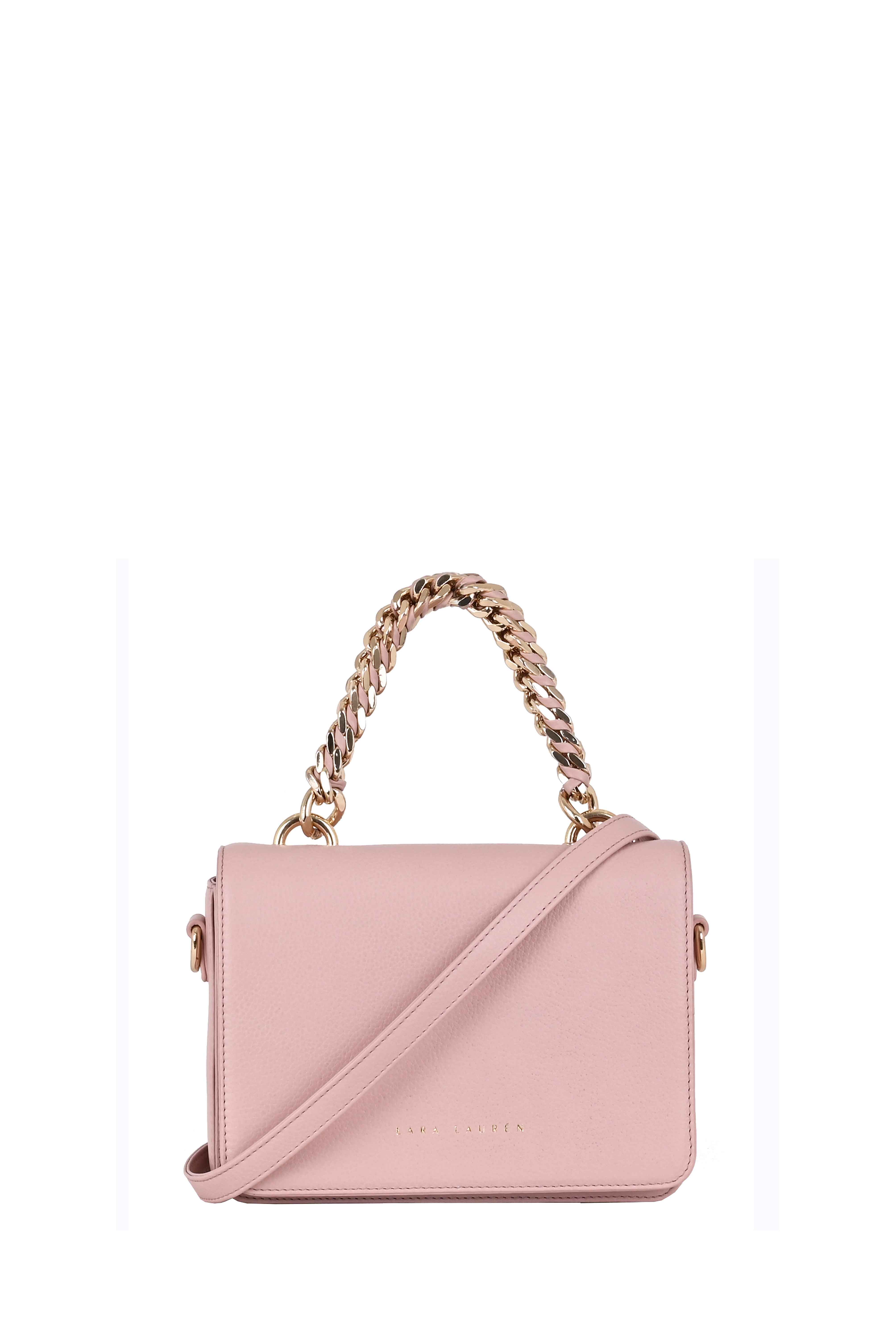 SPLIT Flap Crossbody Kette, rosé